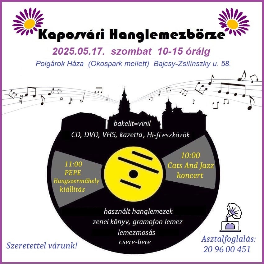 Kaposvári Lemezbörze, reklám